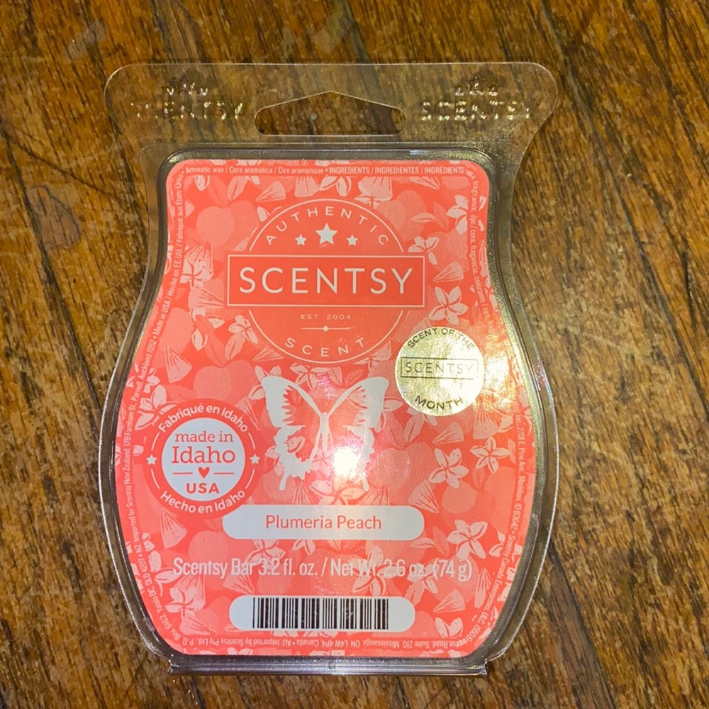 Plumeria Peach Scentsy bar